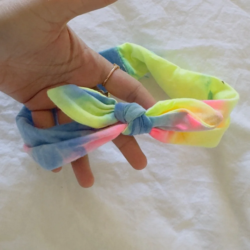 Zara brand new Colorful Tie-Dye Kids Headband